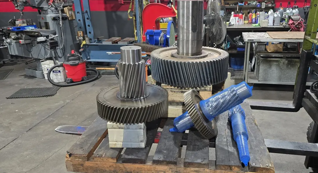 B — Components prepared for repair