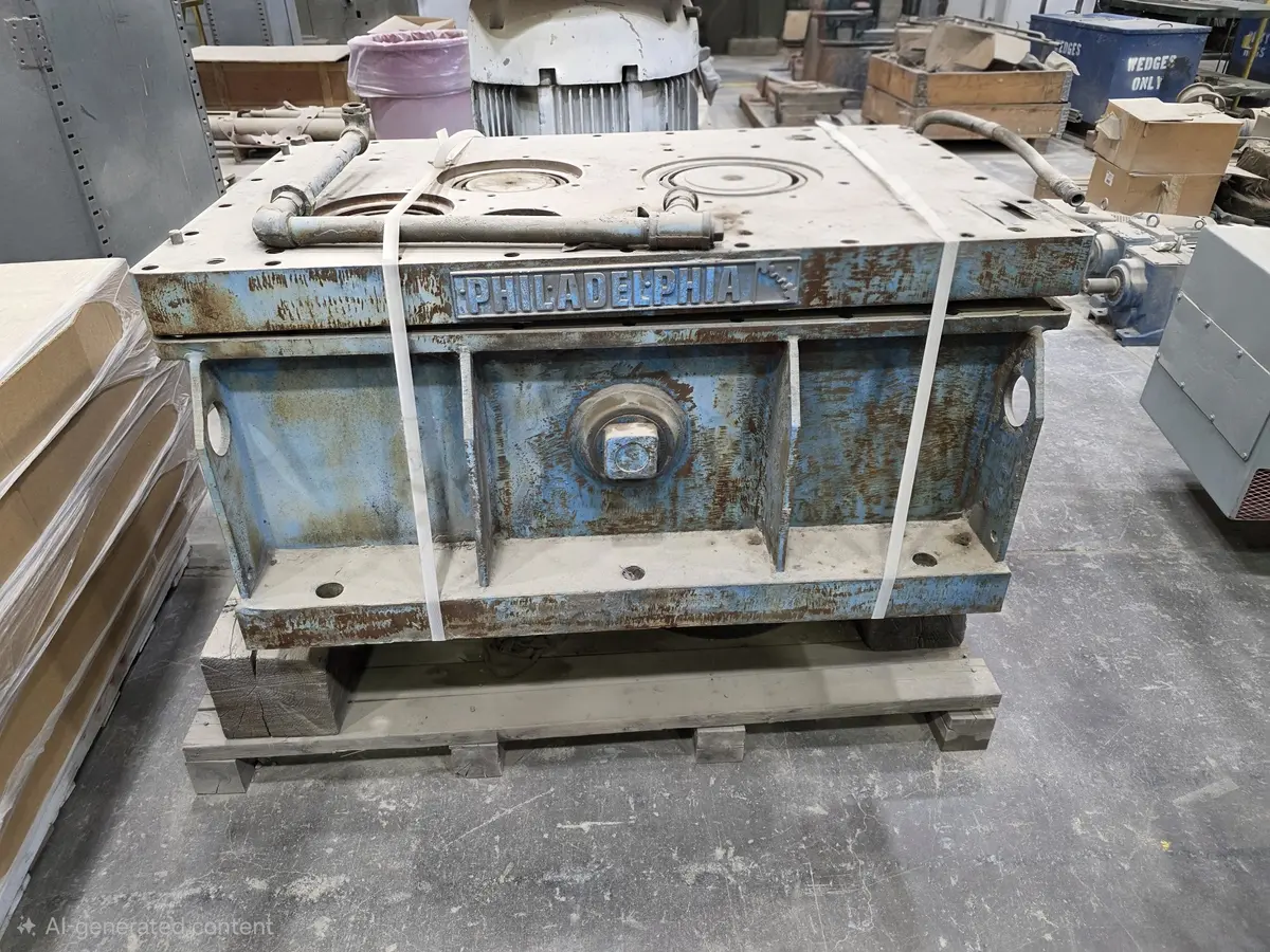 A — Exterior gearbox before rebuild