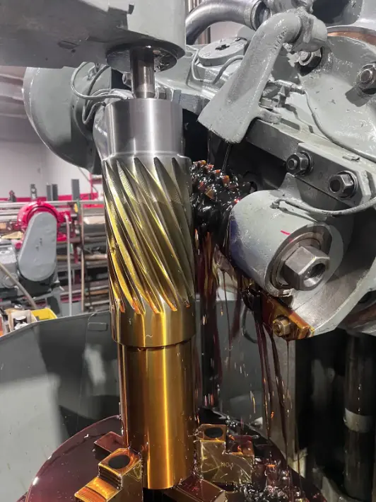 A — Gear machining photo